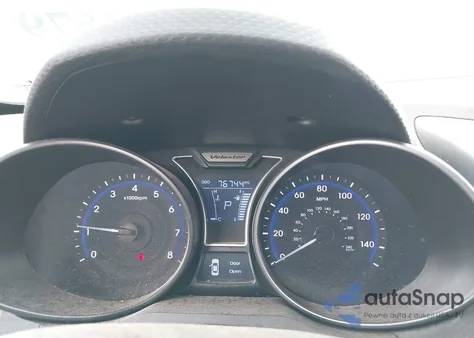 2015 Hyundai Veloster Turbo из США, поврежденный, VIN KMHTC6AE2FU230993